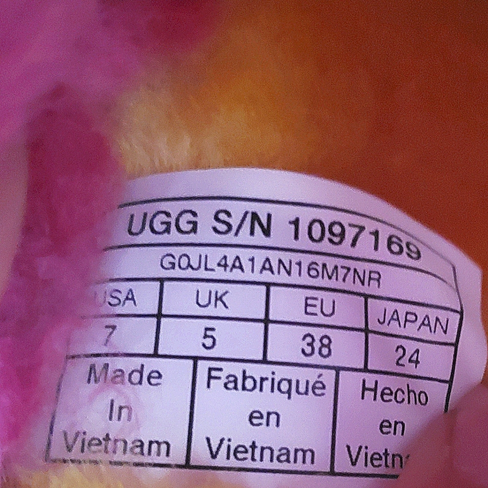 UGG Fluff Yeah Ombre sling back slides - Picture 3 of 4